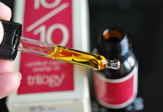 Bottle of Trilogy Certified Organic Rosehip Oil