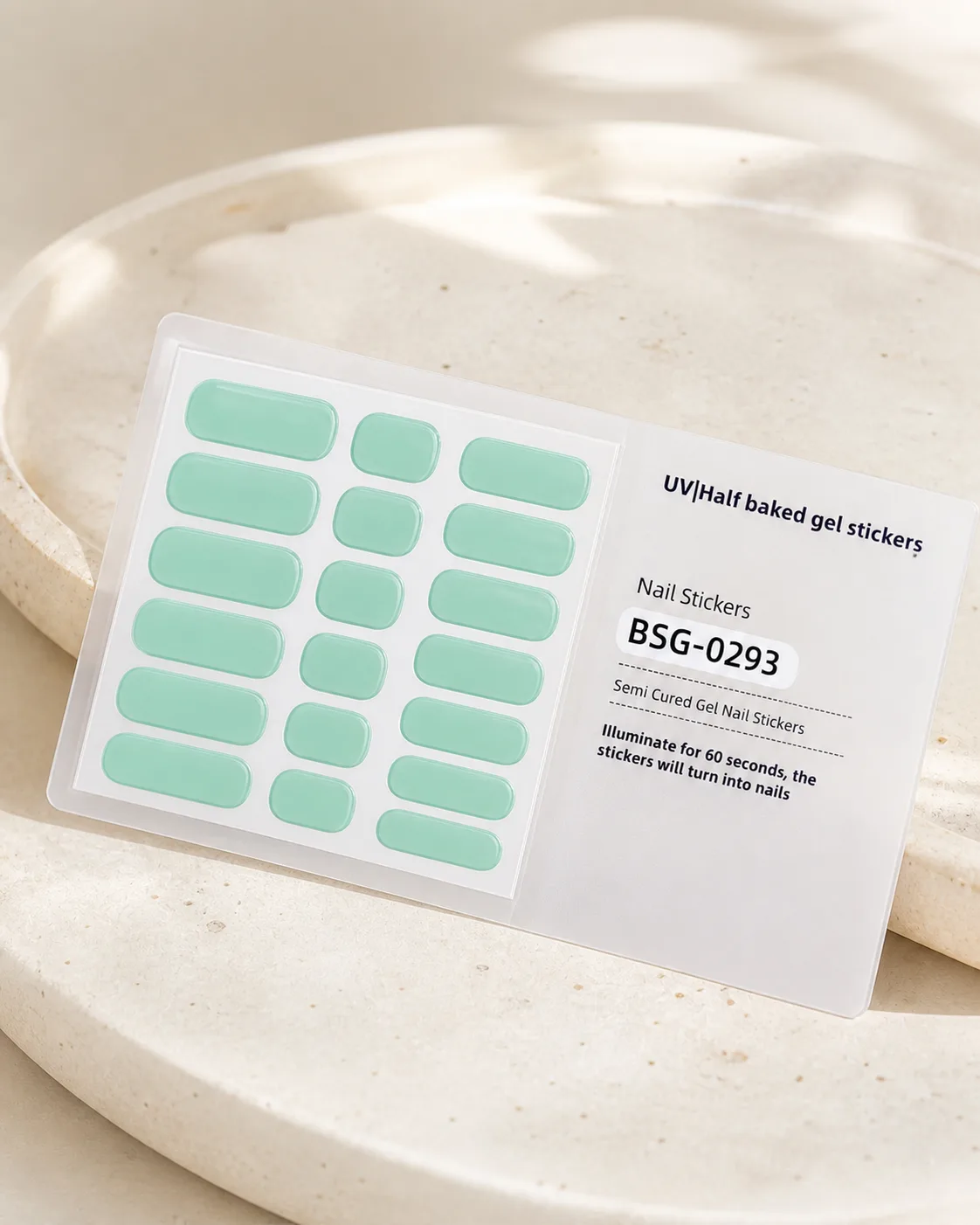 Soft-Colour Gel Nail Wraps