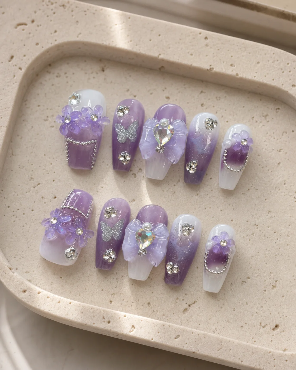 Iris Butterfly Press-Ons