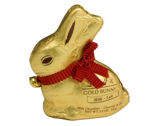 lindt gold bunny chocolate health blog happiness charity 