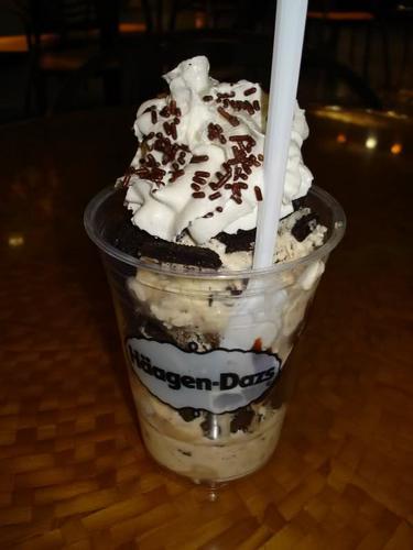 hagen daz mint chip dazzler calories fat unhealthy ice-cream 