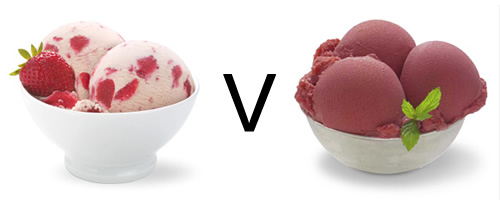 sorbet ice cream sorbet versus ice cream which is healthier calories fat