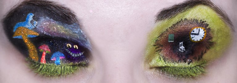 Katie Alves Alice in wonderland Eyes