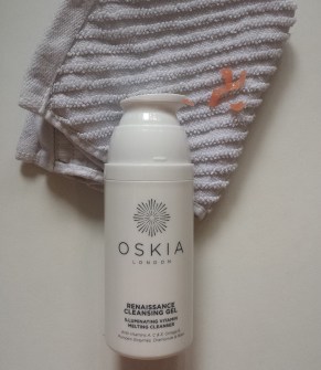 oskia renaissance cleansing gel cleanse skincare london natural beauty blog review testing oskia london